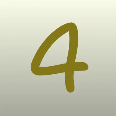 4 САДА, сеть садовых центров, лого-визитка